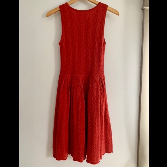 Anthropologie red sweater dress - Picture 3 of 4